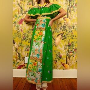 ANNA CATE Spencer maxi butterfly off shoulder maxi dress